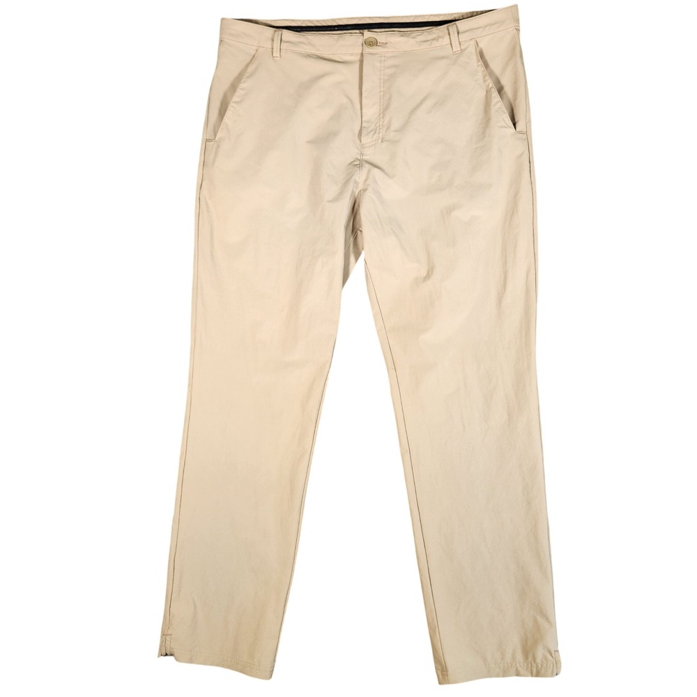 Oakley Pants Mens 40 Regular Fit FOA401403 Beige Technical Chino EUC